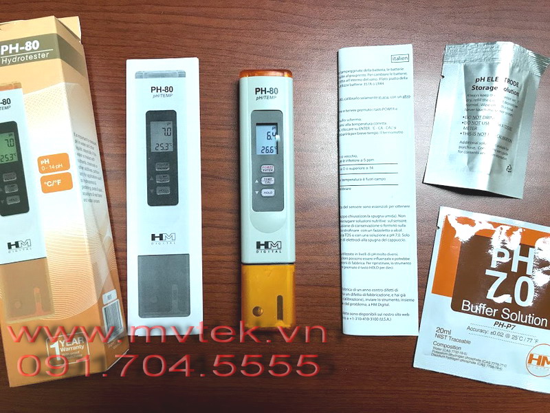 Bút đo pH HM Digital PH-80