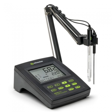 Máy đo pH/nhiệt độ để bàn điện tử Milwaukee Mi 150
