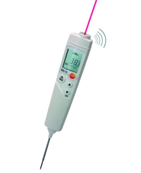 Máy đo nhiệt độ hồng ngoại có đầu đo Testo 826-T4