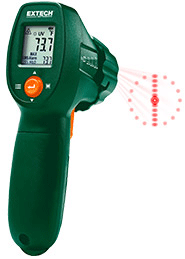 Máy đo nhiệt độ hồng ngoại tích hợp đo rò rỉ tia UV Extech IR300UV