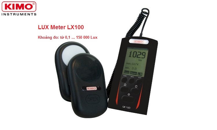 Máy đo cường độ  ánh sáng Kimo LX100