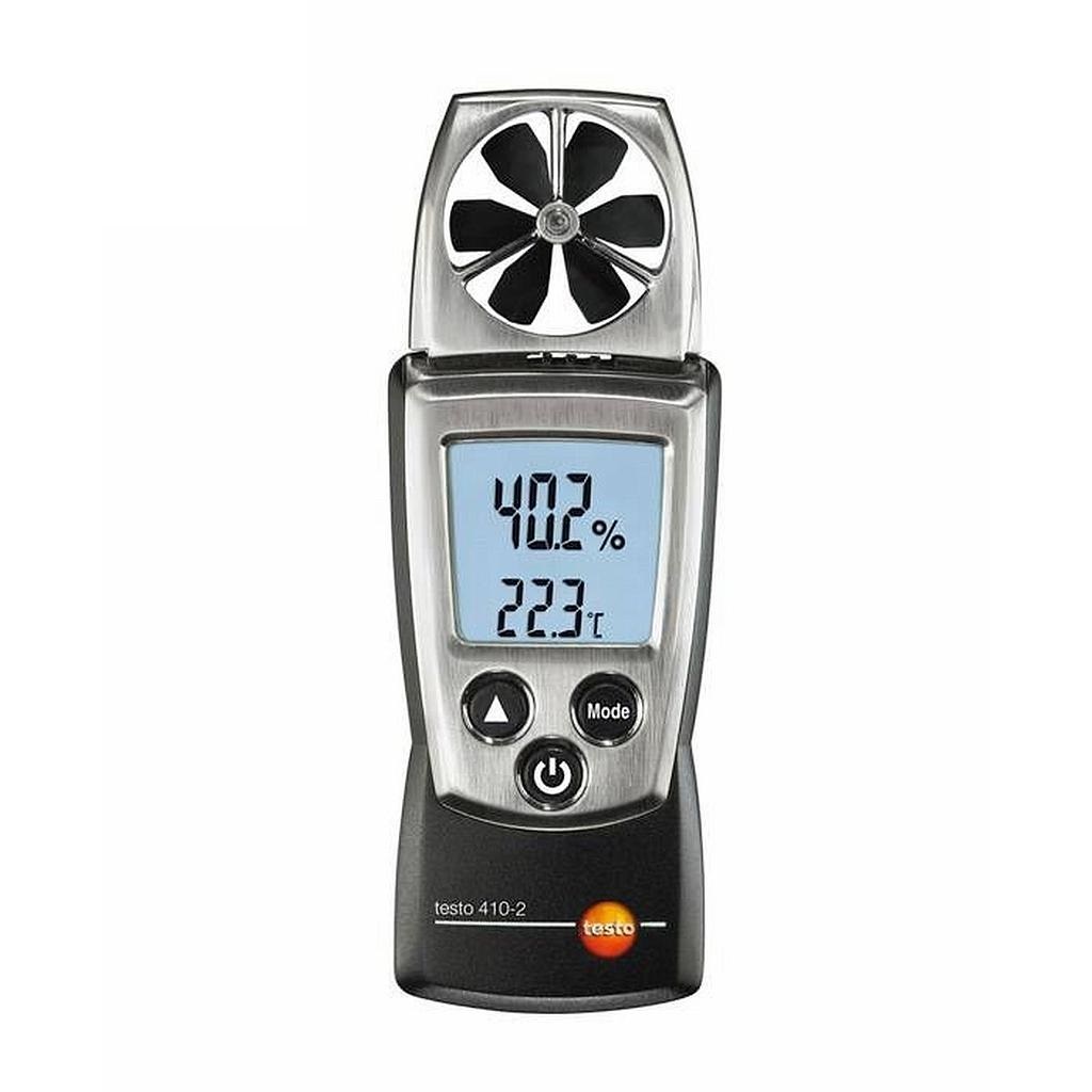 Máy đo tốc độ gió, nhiệt độ, độ ẩm testo 410-2 (0560 4102, 0.4 ~ 20 m/s)