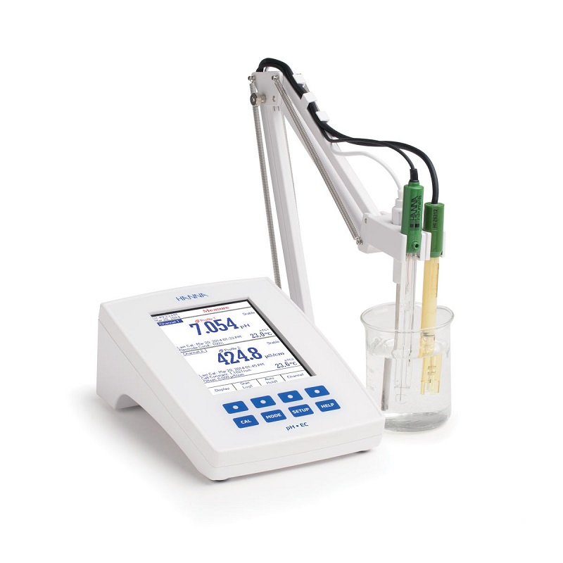 Máy đo pH/ORP Và EC/TDS/Độ Mặn/Trở kháng để bàn Hanna HI5521-02
