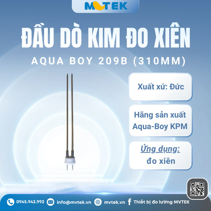 Đầu dò kim đo xiên Aqua Boy 209b (310mm)