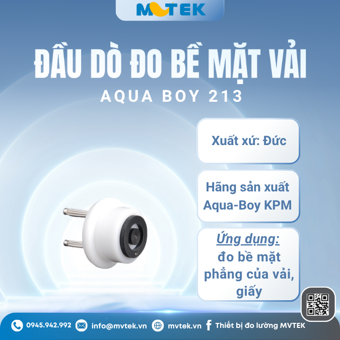 Aqua Boy 213 là đầu dò điện cực bề mặt