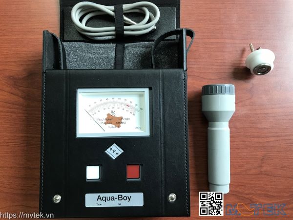 Các phụ kiện đi kèm thân máy đo độ ẩm da Aqua-Boy