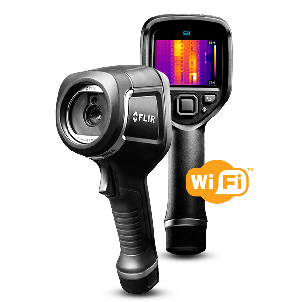 Flir E8 mang đến hình ảnh nhiệt chi tiết và rõ ràng