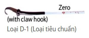 Loại D-1 (Claw Hook – Móc tiêu chuẩn)