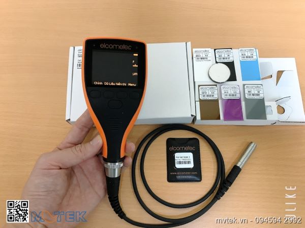 Máy đo độ dày lớp phủ Elcometer A456CFBS (0-1500µm, từ tính, đầu dò rời)