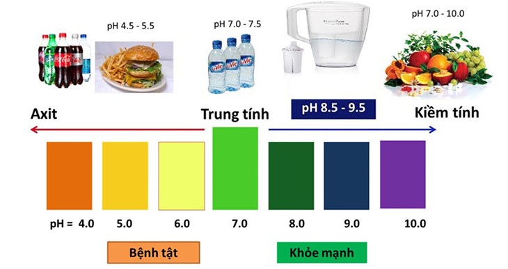 Nước ion kiềm được sản xuất bằng công nghệ điện giải, giàu tính kiềm và chất chống oxy hóa.