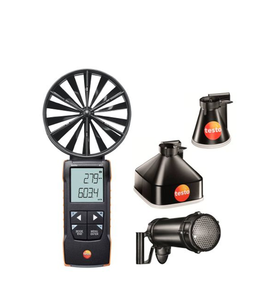 Bộ máy đo tốc độ, lưu lượng gió TESTO 417