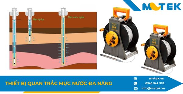 Thiết bị quan trắc mực nước đa năng