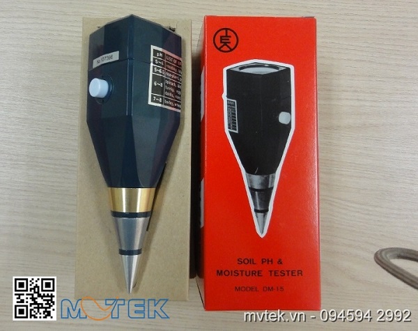 Máy đo pH và độ ẩm đất Nhật Bản DM15