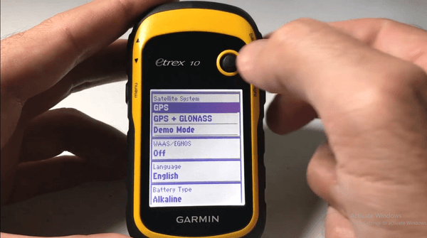 Các lựa chọn liên quan đến hệ thống vệ tinh GPS