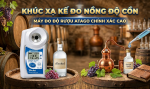 Cách bảo quản và vệ sinh khúc xạ kế đo rượu đúng kỹ thuật