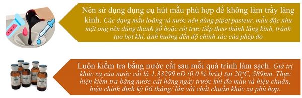 Quy trình vệ sinh chuẩn cho khúc xạ kế