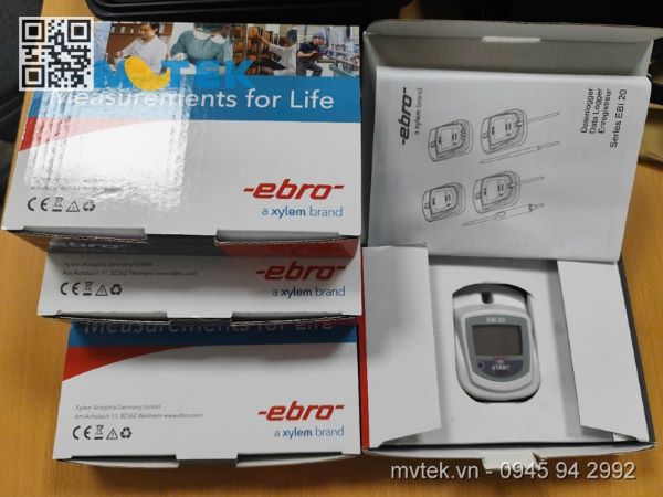 Thiết bị ghi nhiệt độ hiển thị số Ebro EBI 20-T1