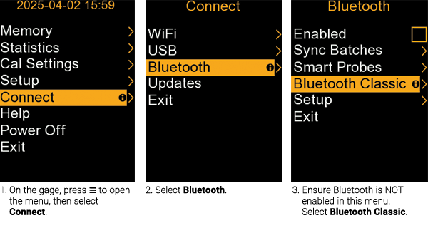 Bước 1: Kết nối Bluetooth Classic
