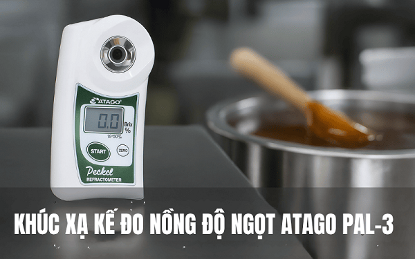 Khúc xạ kế đo độ ngọt điện tử Atago PAL-3 (Code 3830)