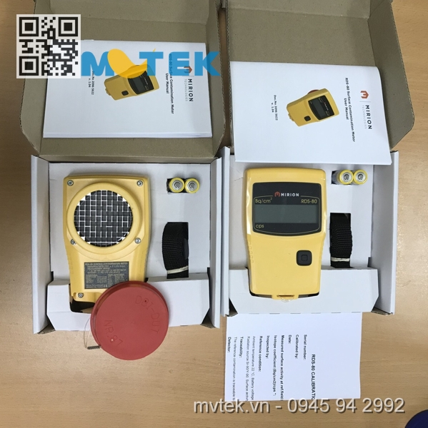Máy đo nhiễm bẩn bề mặt phóng xạ Mirion RDS 80