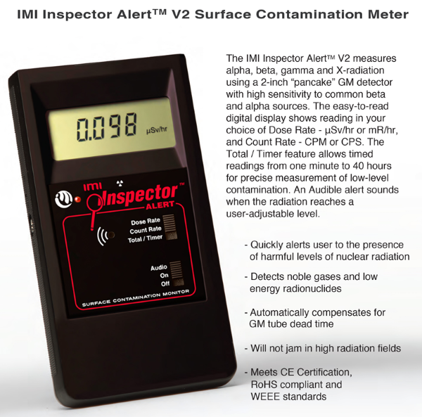 Máy đo phóng xạ Medcom Inspector Alert V2