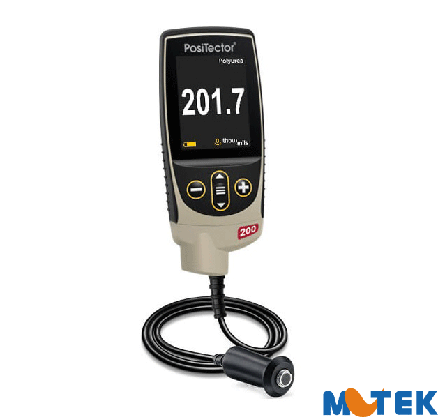 Máy đo độ dày lớp sơn phủ nền Gỗ, Nhựa Defelsko Positector 200B1