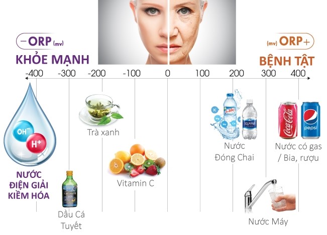 ORP đo khả năng oxy hóa hoặc khử của nước.