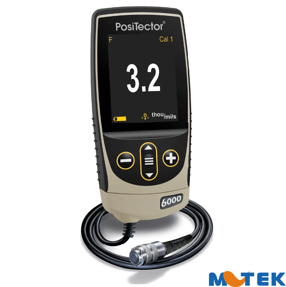 Máy đo độ dày lớp phủ trên nền kim loại từ tính thép, sắt Defelsko PosiTector 6000 F90S3