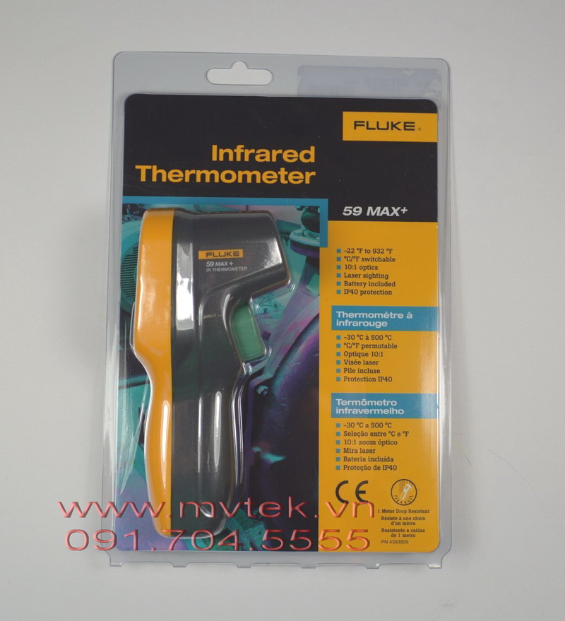 Súng đo nhiệt độ hồng ngoại Fluke 59 max+ (-30°C đến 500°C)