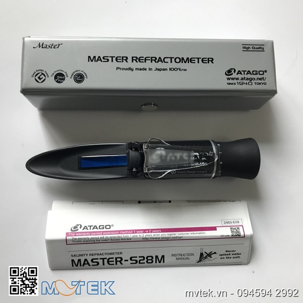 Khúc xạ kế đo độ mặn Atago Master-S28M