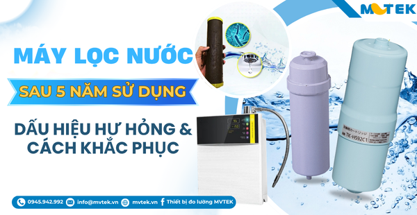 Dấu hiệu bảo trì thay lõi máy lọc nước ion kiềm