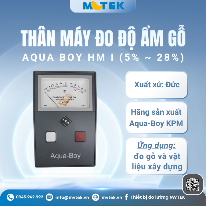 Máy đo độ ẩm Gỗ Aqua Boy HM I nhập khẩu chính hãng tại MVTEK