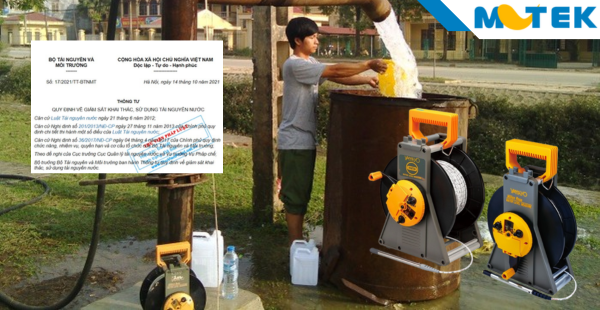 Thực hiện quan trắc nước ngầm theo Thông tư 17/2021/TT‑BTNMT