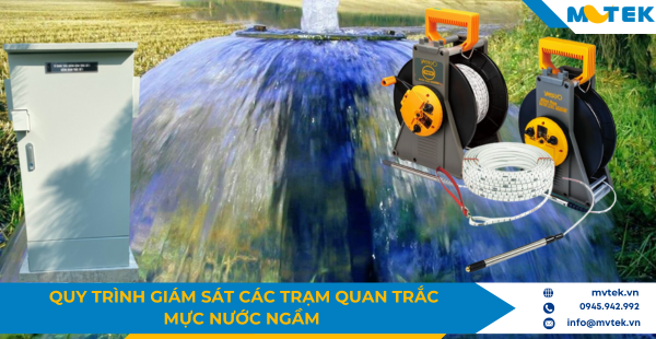 Quy trình giám sát các trạm quan trắc mực nước ngầm 