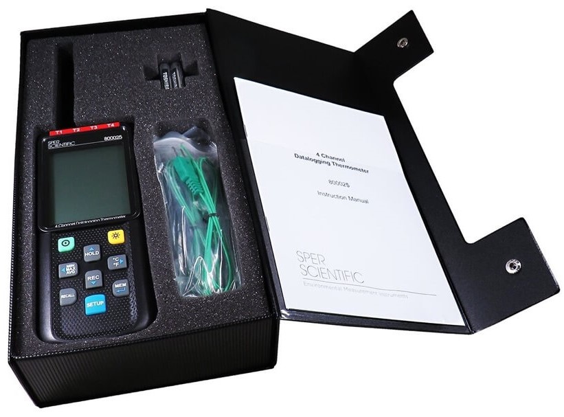 Máy đo nhiệt độ Bluetooth Datalog 4 kênh 800025 – Sper Scientific