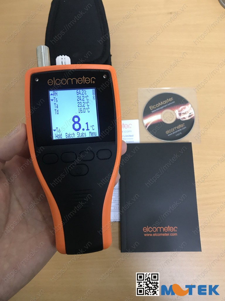 Máy đo nhiệt độ điểm sương Elcometer G319----T (-20 đến +80°C/ ±0.5ºC, Bluetooth, USB)