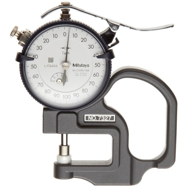 Đồng hồ đo độ dày Mitutoyo 7327, 0-1mm/0.001mm