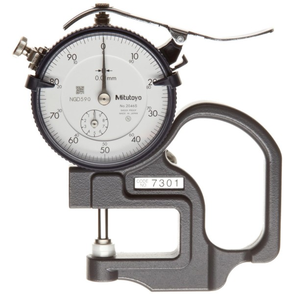 Đồng hồ đo độ dày Mitutoyo 7301, 0-10mm/0.01mm