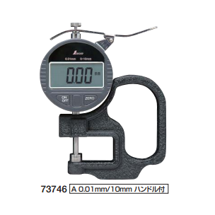 Đồng hồ đo độ dày điện tử Shinwa 73746, 10 mm