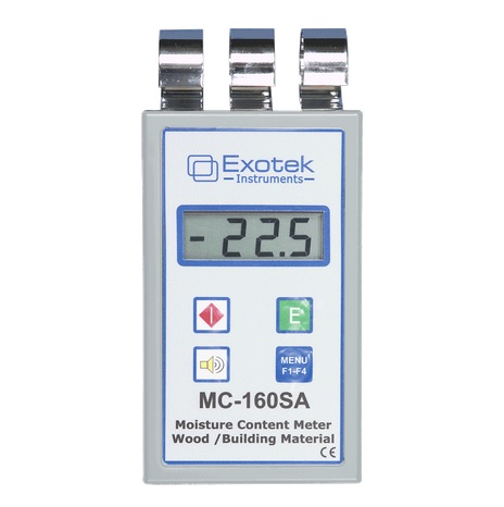 Máy đo độ ẩm gỗ, xây dựng Exotek MC-160SA  (Gỗ 0-80%, Xây dựng 0-98%, cảm ứng 0-50mm)