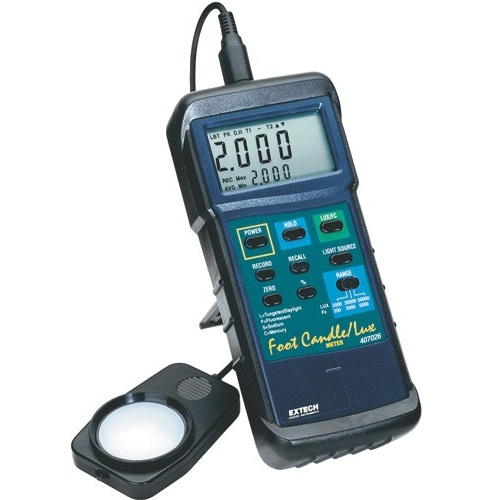 Máy đo cường độ ánh sáng Extech 407026, 0-50000 LUX