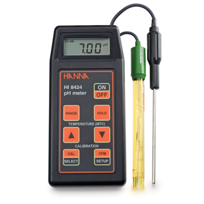 Máy đo pH mủ cao su Hanna Hi 8424