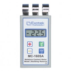Máy đo độ ẩm gỗ, xây dựng Exotek MC-160SA, Gỗ 0-80%, Xây dựng 0-98%, cảm ứng 0-50mm