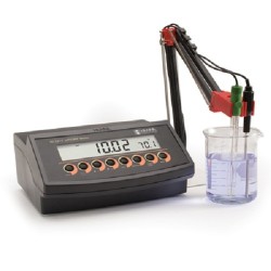 Máy đo pH/ORP/Nhiệt độ để bàn Hanna Hi 2214, -2.00-16.00pH/0.01