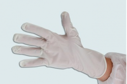 Găng tay vô trùng màu trắng