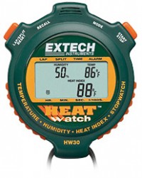 Đồng hồ bấm giờ/giây đo nhiệt độ và độ ẩm Extech HW30 