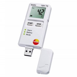 Bộ ghi dữ liệu nhiệt độ Testo 184 T3 (0572 1843, -35 ~ +70 °C; IP67)