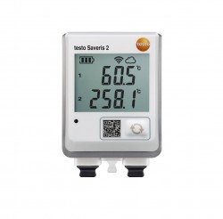 Bộ ghi dữ liệu nhiệt độ testo Saveris 2-T3 (-200~+1350 °C, IP54, 2 cảm biến nhiệt độ TC)