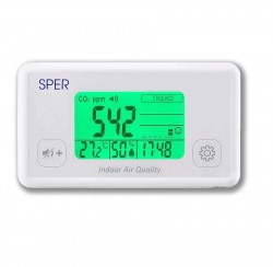 Thiết bị đo nhiệt độ độ ẩm, co2 không khí Sper Scientific 800052