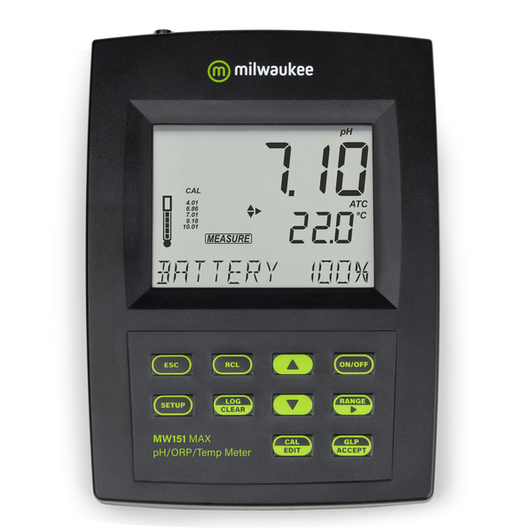 Máy đo pH, ORP, nhiệt độ để bàn Milwaukee MW151 ( -2.00 to 20.00pH, ±1999 mV)